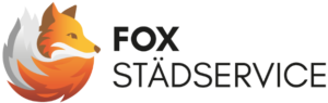 Fox Städservice logga med en räv